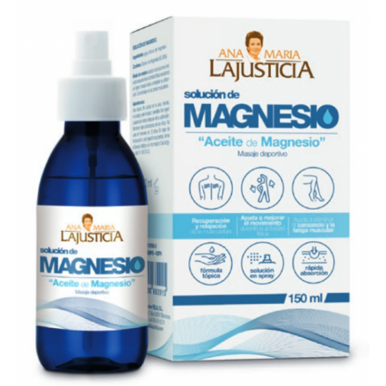 ACEITE MAGNESIO SPRAY 150ML ANA MARÍA DE LA JUSTICIA