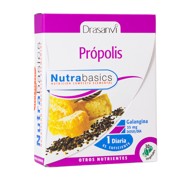 Própolis 30 cápsulas Nutrabasicos - Drasanvi - 30 cápsulas de 486 mg. 