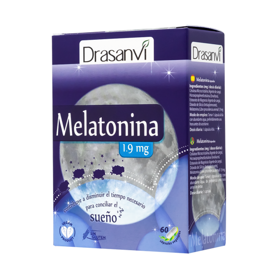 Melatonina 60 cápsulas 1.9...