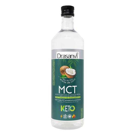 Aceite MCT coco 1000ml Keto - Drasanvi -  Envase 1000 m
