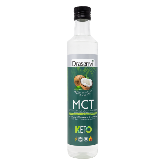 Aceite MCT coco 500 ml Keto - Drasanvi - Envase 500 m