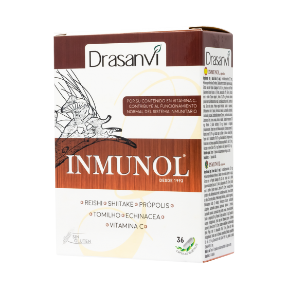 Inmunol Cápsulas - Drasanvi - 36 cápsulas vegetales de 816 mg. 