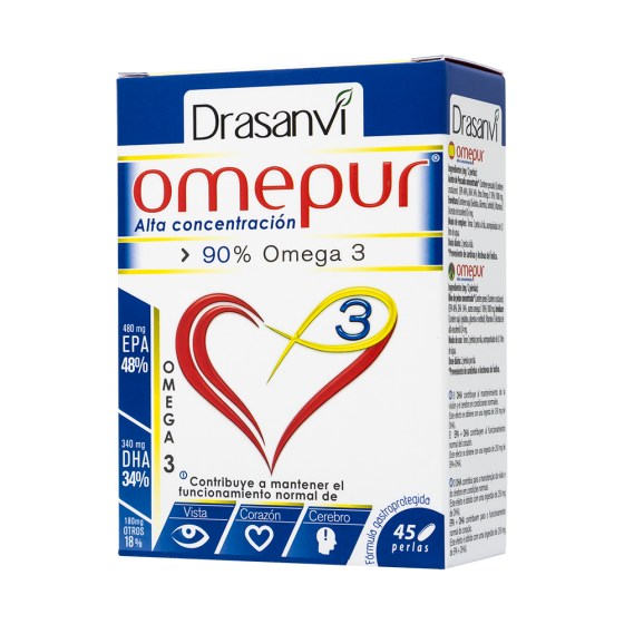 Omepur 3 - Drasanvi - 45 perlas gastroprotegidas de 800 mg. 