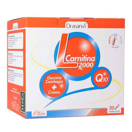 L-Carnitina - Drasanvi - 20 viales de 15 ml. 