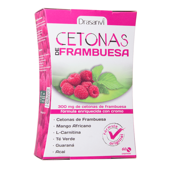 Cetonas de Frambuesa Comprimidos - Drasanvi - 60 comprimidos de 700 mg. 