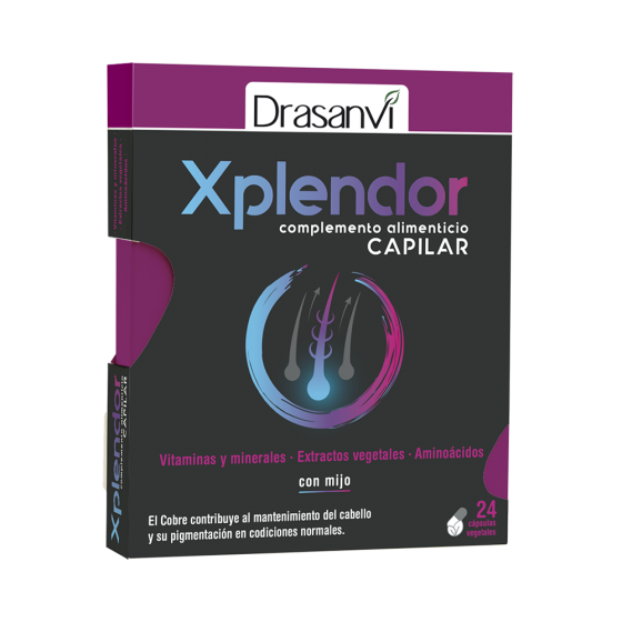 Xplendor - Drasanvi - 24 cápsulas vegetales de 836 mg. 
