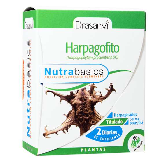 Harpagofito 60 cápsulas Nutrabasicos - Drasanvi - 60 cápsulas de 546 mg. 